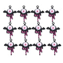 3pcs/Lot Cartoon Alloy Big Eyes Animals Charms for Jewelry Making Pendant Diy Earrings Necklace Keychain Craft Accessories 2024