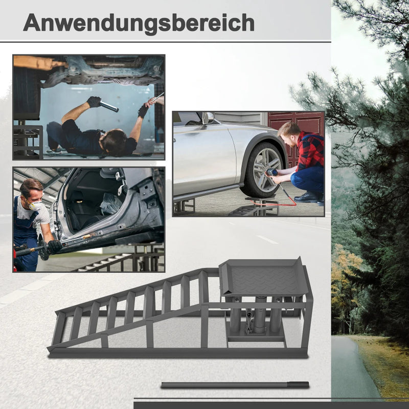 [Shipping within EU in 3-5 days] 2T/3T/5T, 2pcs Car Loading Ramp Height Adjustable Ramp Jack, Loading Ramp Set Lifting Platform