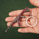 Valorant Weapon Keychain Reaver Karambit Vandal Prime Champions Skins Samurai Sword Pocketknife Weapon Model Gifts Toys for Boys