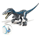 Jurassic Dinosaur Park Dinos World Building Blocks Animals Tyrannosaurus Rex Indominus I-Rex Blue Figures Triceratops Toys