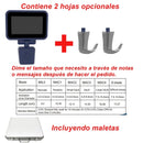 3.5″ High Resolutin Touch Screen Digital Video Laryngoscope, 6 Size Reusable Sterilizable Blades for Choice, Free Metal Suitcase