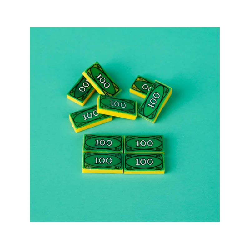 MOC Building Blocks Figures Accessories Cash Dollar Coin Bag Model Gold Silver Bar Colored Diamond Treasure Box Series Coffer