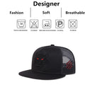 Unisex Tiger Embroidery Hip-hop Net Hats Spring Summer Outdoor Adjustable Casual Baseball Caps Sunscreen Hat