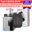 HOT KINGBOLEN Ediag Elite Lifetime free Car Diagnostic Tools All system 15 Resets Bi-directional Built-in CANFD FCA OBD2 Scanner