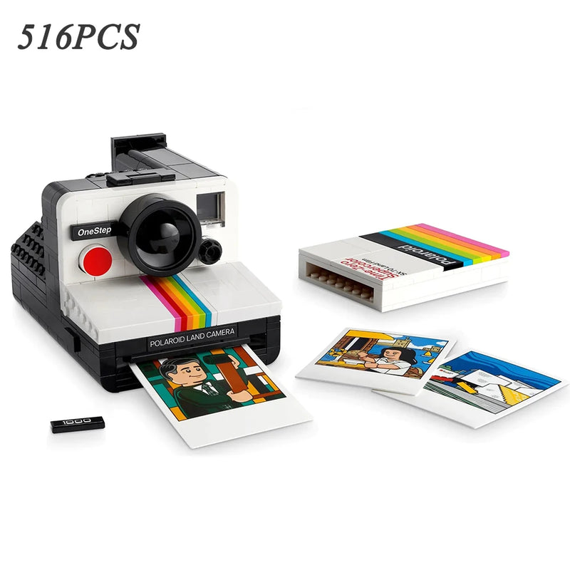 Ideas Creative Polaroid OneStep SX-70 Camera Model Building Blocks Construction Bricks Toy Gift For Children Kid