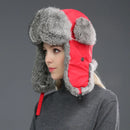 2025 New Winter Hat For Men Real Rabbit Fur Ear Cap Warm Winter Men Hat Fur Beret Russian Hats High Quality to Keep Warm