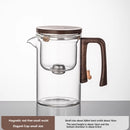 Rongshantang Huajiang's elegant cup glass green tea cup teapot tea water separation household lazy tea making artifact