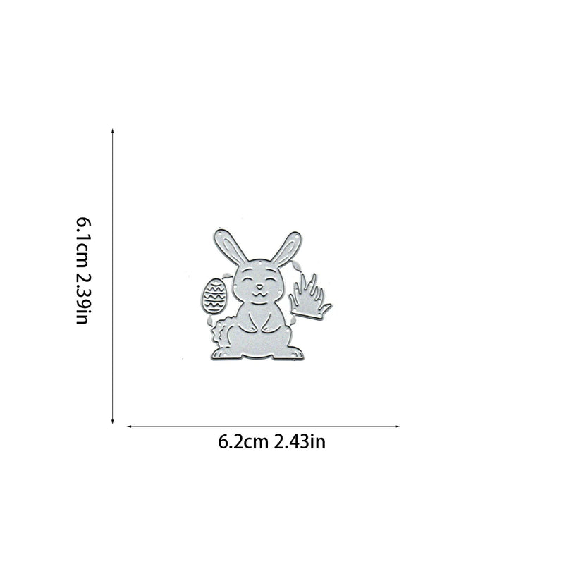 Easter Rabbit Scrapbooking Die Cut Carbon Steel Mold DIY Greeting Card Making Embossed Template Crafts Cutting Dies New Arrivals