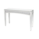 Ultra Long Luxury Mirrored Console Table Hallway Table w/ Thicken Tapered Legs