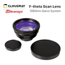 Ultrarayc F-theta Lens 1064nm Focus Lens Laser Focal length 63-420mm Scan Field 50×50-400×400 for YAG Fiber Laser Galvo System