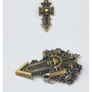 Game Warhammer 40k Indomitus Crusade Necklace Cosplay Unisex Skull Cross Arrow Pendant Choker Fashion Jewelry Accessories Gifts