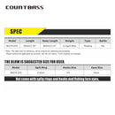 10Pcs Blank Lure bodies, Crank Bait 70mm/2.8" 12.5g/0.44oz, Unpainted Fishing Bait, Crankbaits,  Wobblers, Freshwater Fish Lures