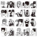 65PCS Anime Death Note Stickers Black White Decals Decoration DIY Scrapbook Luggage Laptop Bike Suitcase Car Graffiti Toys