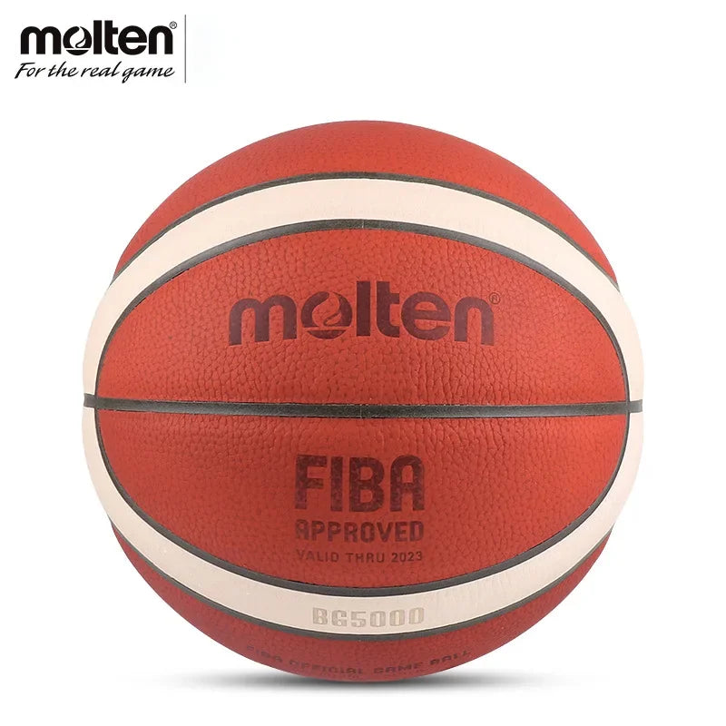 Molten BG5000 Official molten Cowhide professional compet Basketball Leather Basketball Indoor Competition 7 cof skin Basketball