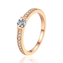 NeeTim 0.3ct D Color Moissanite Eternity Band Ring 925 Sterling Silver with Rose Gold Plated Wedding Rings For Women Jewelry