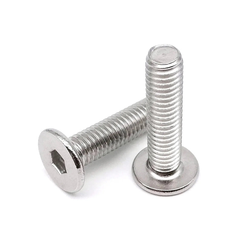 CM M2 M2.5 M3 M4 M5 M6 M8 Hex Hexagon Socket Ultra Thin Flat Wafer Allen Head Bolt Screw 304 A2-70 Stainless Steel