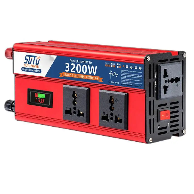 Pure sine wave inverter 24V to 220V 1000W 1800W 2200W 3000W 3600W DC to AC voltage converter 24V 110V 220V mini car power supply