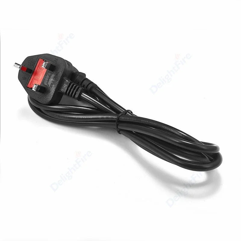 PC Power Extension Cord UK Plug IEC C5 C13 Power Supply Cable For Printer Radio Computer Sony PS4 Xbox Battery Charger Monitor