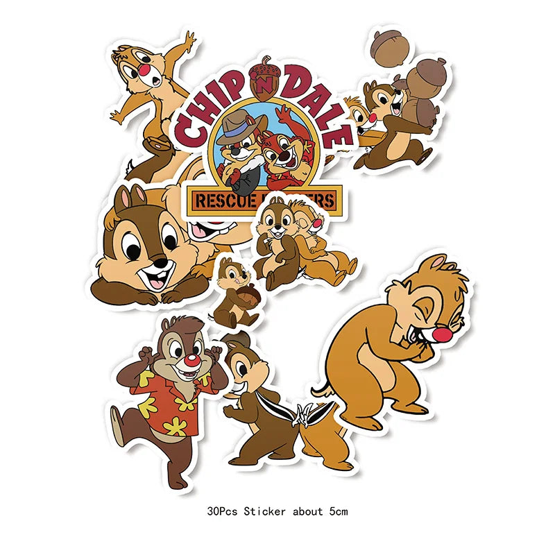 Disney Chip 'n' Dale Theme Birthday Party Festival Celebration Disposable Tablecloth Straw Decoration Baby Shower Packing Supply