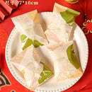 2025 Chinese New Year Snowflake Crispy Packaging 100Pcs 7x10cm Baking Cookie Machine Sealed Candy Bags