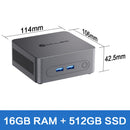 MLLSE G3 Mini PC Intel N100 CPU DDR4 16GB RAM 512GB SSD WiFi5 BT4.2 Windows 11 Mini Desktop Computer