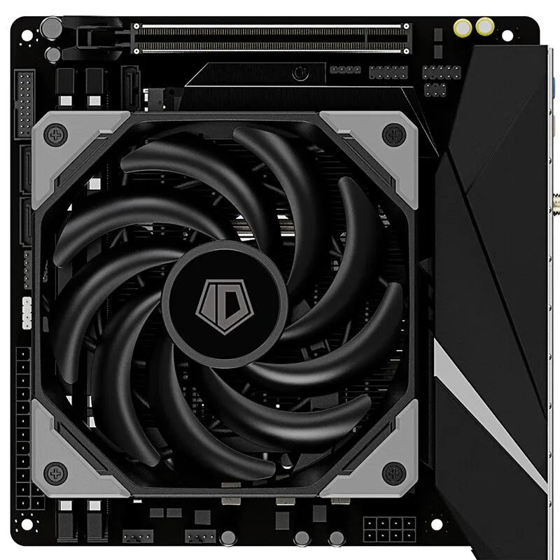 ID-COOLING IS-50X ITX Air-cooling CPU Cooler 5 Heat Pipes 4Pin PWM 12015 Fan For Intel LGA 1700 1200 AM4 AM5 Processor Cooler