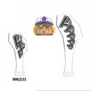 Hot Anime Buliding Blocks Mini Action Figures Heads Educational Kids Toys For Christmas Gifts WM6160 WM6161 KF6198 WM2540 WM2541