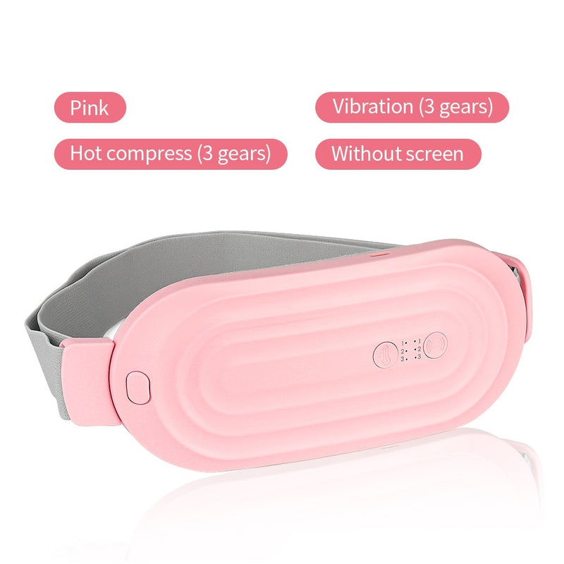 Lady Menstrual Heating Pad Warm Palace Belt Relieve Menstrual Pain Hot Compress Massager Uterus Cold Dysmenorrhea Relieving Belt