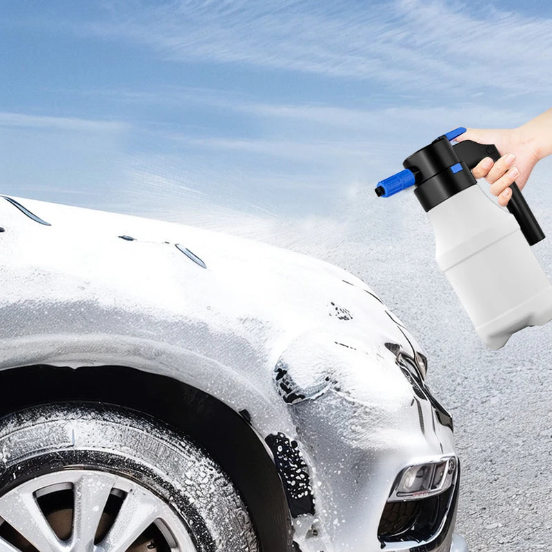 Electric Foam Sprayer 1.5L Foam Generator For Car Wash 2600mAh Lithium Battery Foam Lance Endurance Car Wash Towel Foam Wash