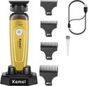 Kemei 90-5 Electric Hair Beard Trimmer for Men 7500 RPM Zero Gap Clipper DLC Blade Cordless Barber Finish Hair Cutting Machine