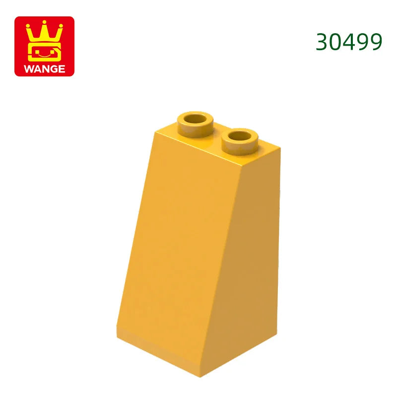Wange 34Pcs/Lot 30499 2x2x3 Slope Building Block Moc Accessories Compatible with Brick DIY Construction Children Toys Gift Box