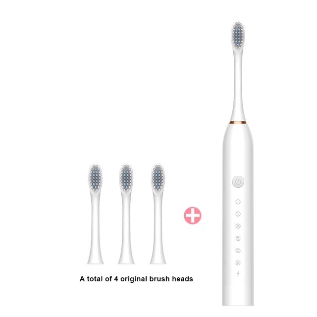 Sonic Electric Toothbrush IPX7 Waterproof Oral Care Whitening Tooth Brush Rechargeable Automatic Adult Powerful Smart Toothbrush