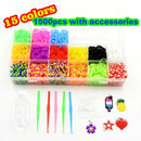 Rubber Band Loom  Bracelet Kit Storage BoxColorful Beads Tool Set DIY Jewery Making Girls Friendship Bracelets Christmas Gifts