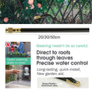 Black 20cm Bendable Brass Nozzle DIY Mist Spray Kit for Garden Courtyard Plants Automatic Atomizing Cooling System 3/8" Hose