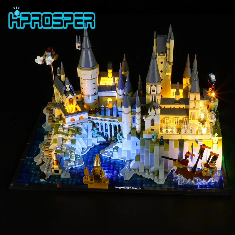 HPROSPER LED Light (No Model) For LEGO 76419 Harry Potter Hogwarts Microscale Castle and Grounds Light Up your Building Blocks