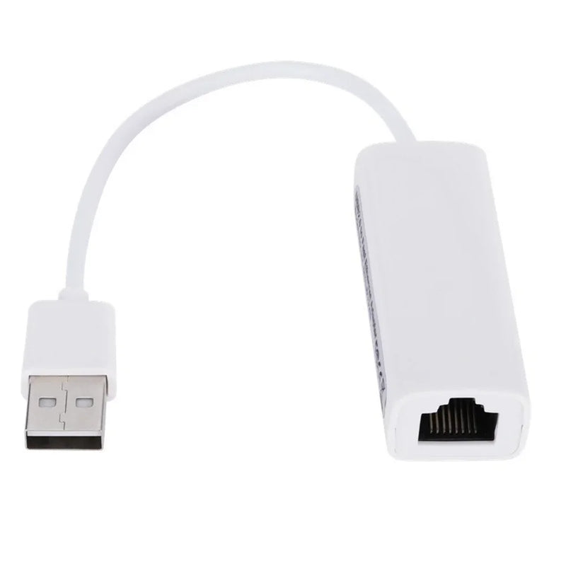 USB 2.0 Wired USB to RJ45 Network Card 10/100Mbps USB To RJ45 Ethernet Lan Adapter Network Card for PC Laptop Windows 7 8 10 11