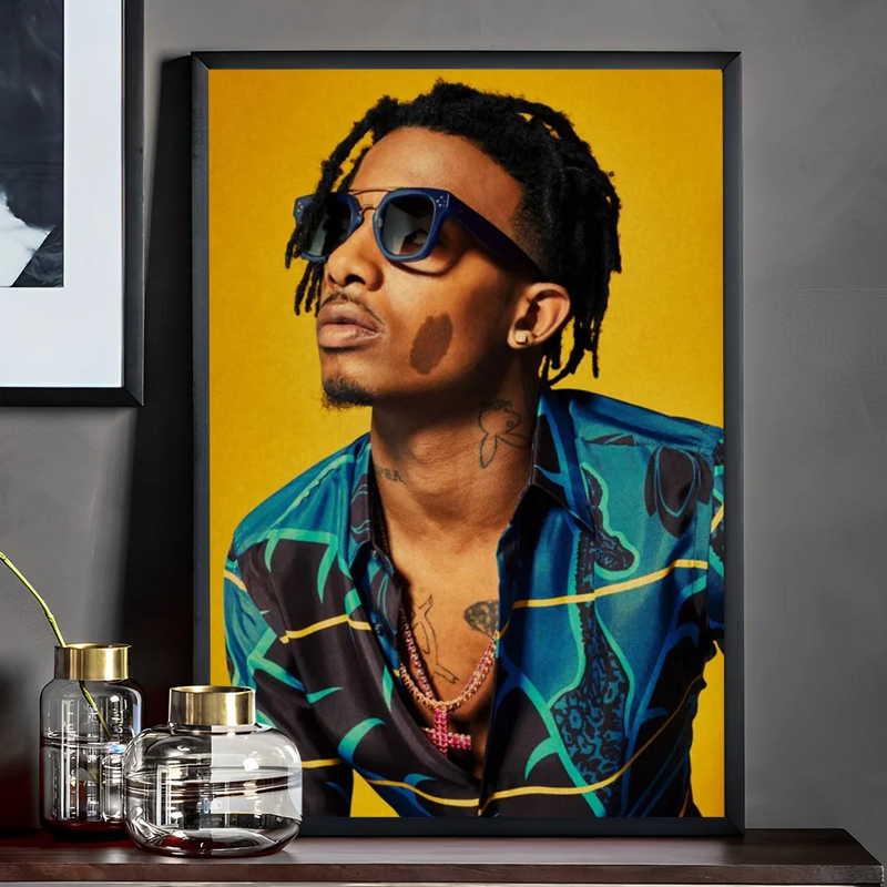 Rapper Playboi Carti Poster Self-adhesive Art Poster Whitepaper Prints Posters Artwork Aesthetic Art Wall Painting