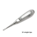 PIORPOY Dental Elevator Stainless Steel Tooth Dentist Tools Kit Stright Curved Root Elevator Minimally Invasive Dentistry Tools