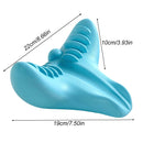 Cervical Chiropractic Traction Pillow Device Neck Shoulder Stretcher Massager Relaxer for Pain Relief Cervical Spine Alignment