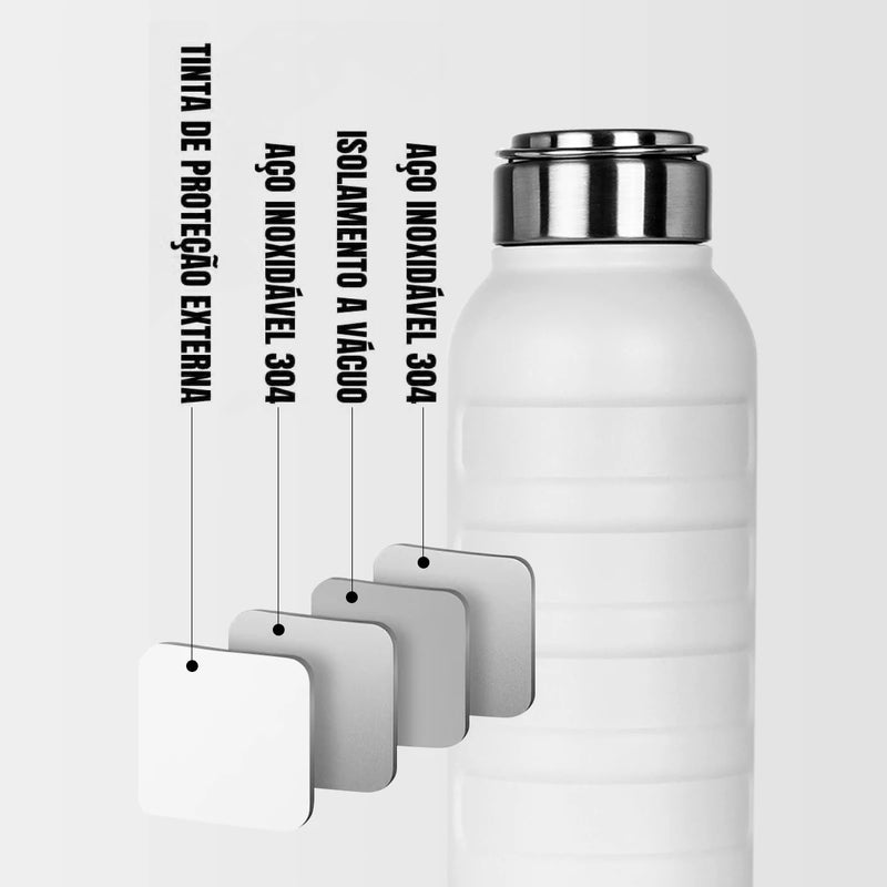 MODUS Portable Water Vacuum Thermal Bottle Stainless Steel, Cold and Hot Car Mug, Vacuum Thermal Bottle 1000ml
