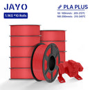 JAYO 3D Printer Filament PLA Series 1.75MM 5Rolls/10Rolls High Strength 100% No Bubble Neatly Wound for FDM DIY Gift Material