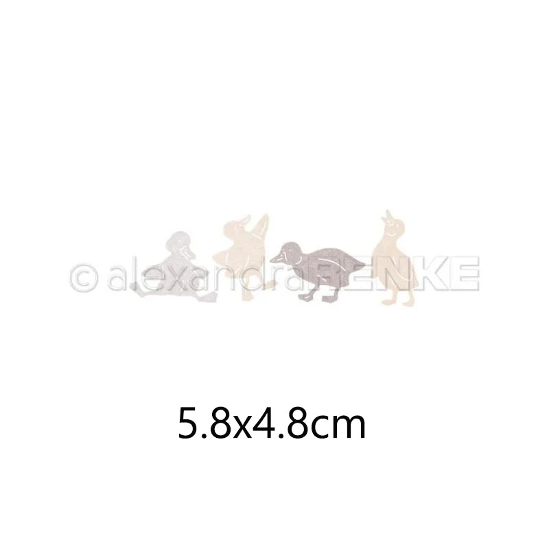 Piggy Craft metal cutting dies cut die mold The new series of Easter Scrapbook paper craft knife mould blade punch stencils dies