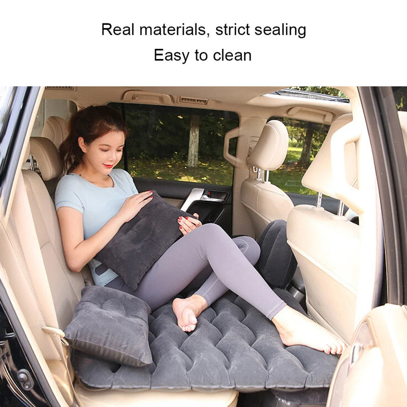 Car Air Inflatable Travel Mattress Bed Universal for Back Seat Multi functional Sofa Pillow Outdoor Camping Mat Cushion
