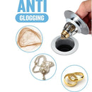 Universal Stopper Sink Strainer Push Down Pop Up Anti Clogging Drain Hair Catcher For Kitchen And Bathroom Drain Cover