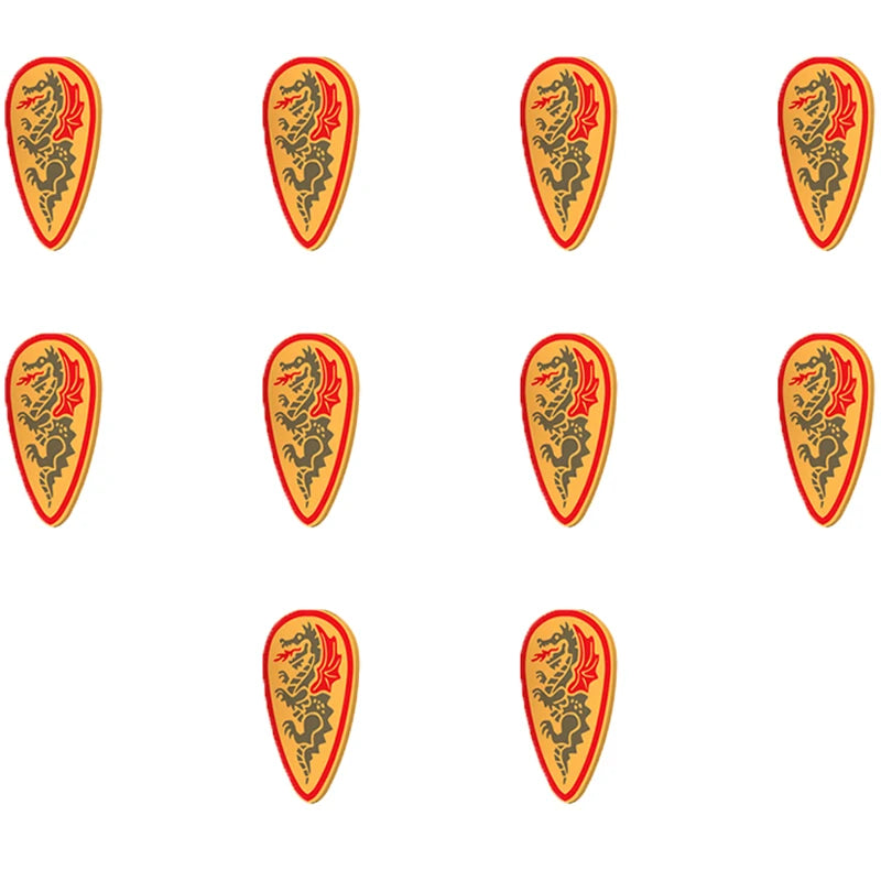 MOC Medieval Accessories Series Building Blocks Military Army Soldier Armour Shield Helmet Sword Crown Weapon Knight Bricks Toys