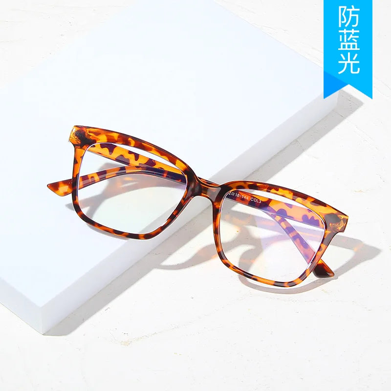 Square Shape Computer Glasses High Quality Anti Blue Light Transparent Women's Glasses Classic Style Glasses Women