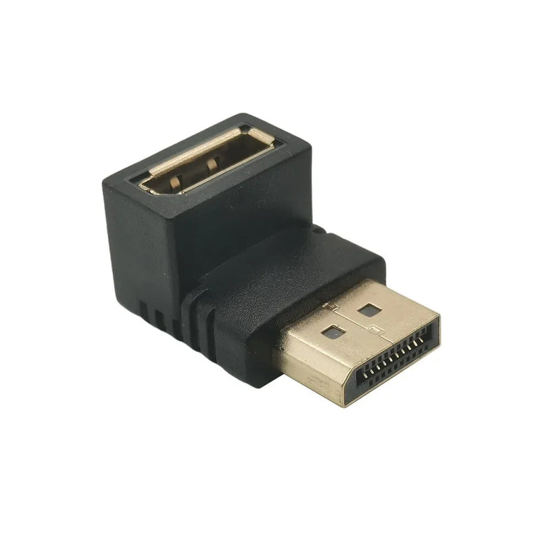 UP Down Displayport Adapter Right Angle DP Adapter 8k/60Hz 4K/144Hz Pass Durch 90 Grad Winkel Displayport 1,4 Konverter