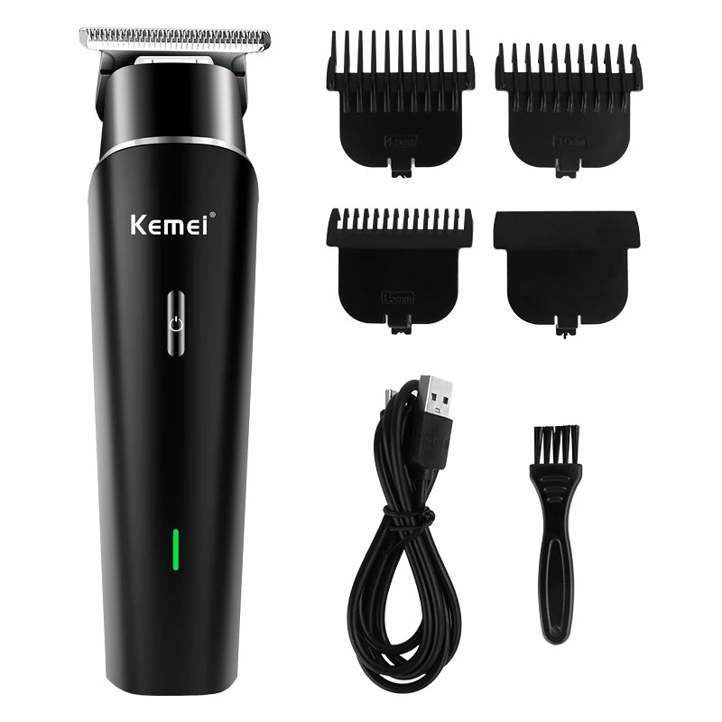 Kemei Professional Hair Clipper Rechargeable Hair Trimmer Cordless Barber Hair Cutting Machine Haircut Trimmer for Men KM-1115