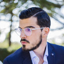 ZENOTTIC Retro Anti-blue Light Glasses Blue Light Blocking Round Computer Eyeglasses for Men Women Fashion