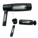 Portable Mini Dry Burning Tobacco Pipe Aluminum Alloy&Glass Hookah Smoking Accessories Gifts